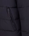 HOODED PUFFER BLACK