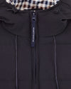 HOODED PUFFER BLACK