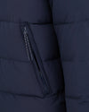 HOODED PUFFER NAVY
