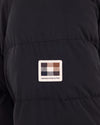 HOODED PUFFER BLACK