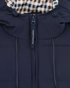 HOODED PUFFER NAVY
