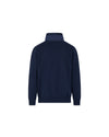 COTTON KNIT 1/4 ZIP SWEATER NAVY