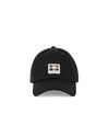 BADGE BASEBALL CAP BLACK