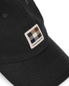 BADGE BASEBALL CAP BLACK