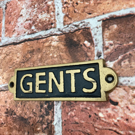 GENTS SIGN
