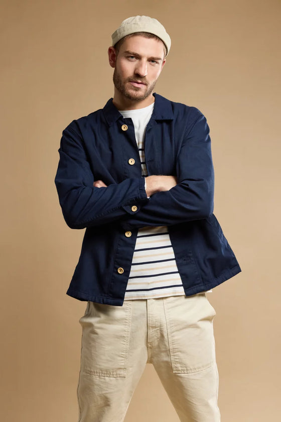72932 FISHERMANS JACKET MARINE NAVY