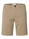 SLIM MILES FLEX SHORTS GREIGE