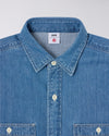 DENIM WORK SHIRT BLUE LIGHT USED