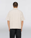 ZED SHIRT WHITE / BROWN GARMENT WASH