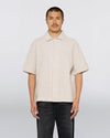 ZED SHIRT WHITE / BROWN GARMENT WASH
