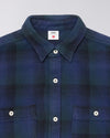 WORK SHIRT GREEN BLUE CHECK