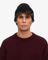 MERINO WOOL BEANIE BLACK