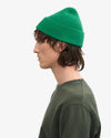 MERINO WOOL BEANIE KELLY GREEN