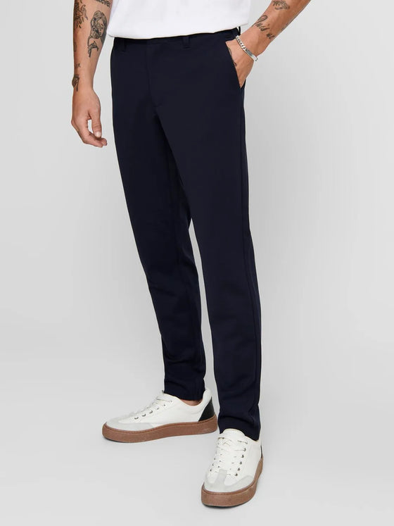 MARK SOFT STRETCH CHINO / TROUSER NAVY