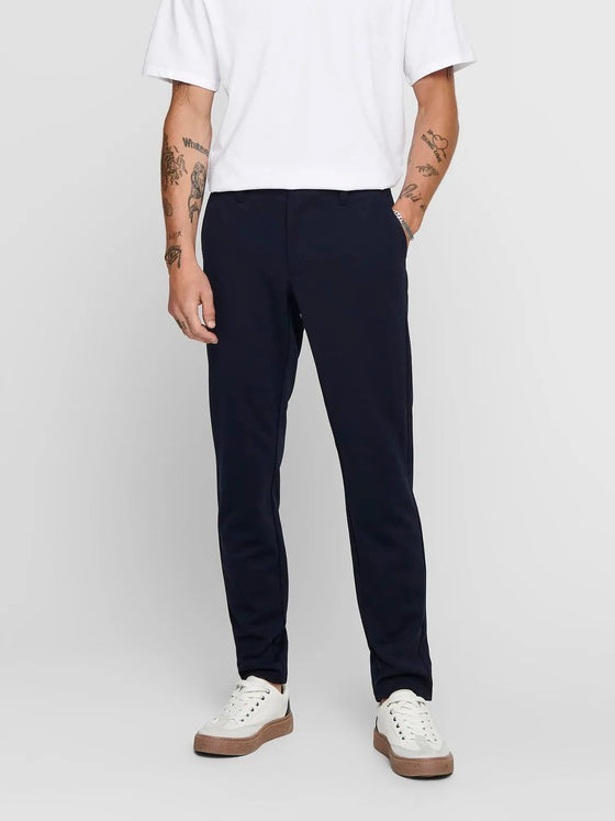 MARK SOFT STRETCH CHINO / TROUSER NAVY