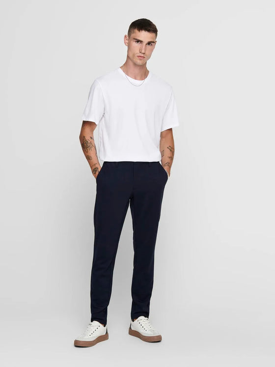 MARK SOFT STRETCH CHINO / TROUSER NAVY