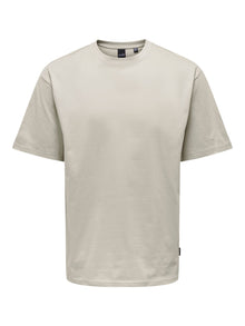  FRED RELAX FIT T-SHIRT SILVER LINING