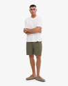 ORGANIC TWILL SHORTS DUSTY OLIVE