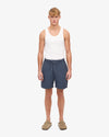 ORGANIC TWILL SHORTS PETROL BLUE