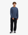 OVERSIZED LS T-SHIRT PETROL BLUE