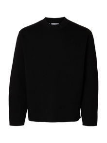  MIKE MOCK NECK BLACK