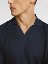 PHIL SPLIT NECK POLO SKY CAPTAIN