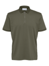 FAVE ZIP COLLAR S/S POLO KALAMATA