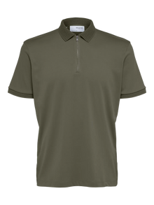  FAVE ZIP COLLAR S/S POLO KALAMATA