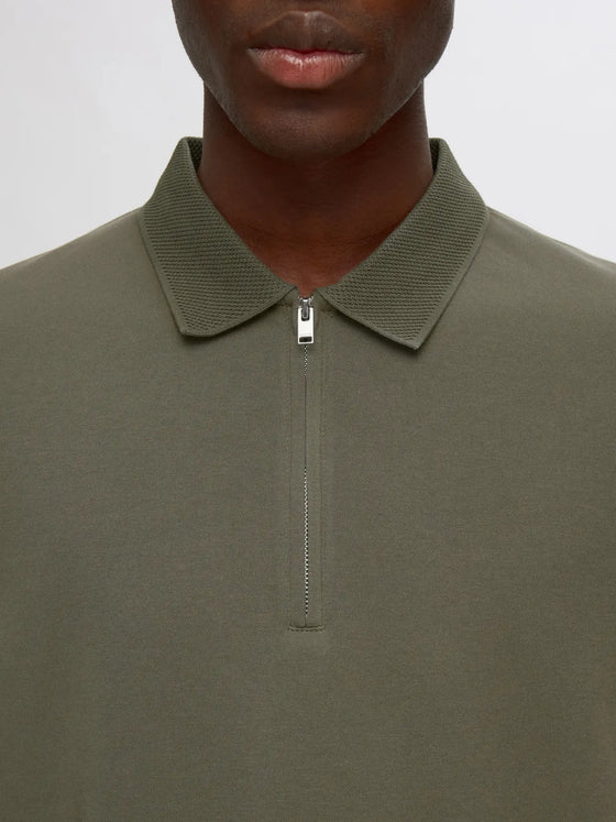 FAVE ZIP COLLAR S/S POLO KALAMATA