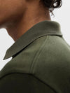 FAVE ZIP COLLAR S/S POLO FOREST NIGHT