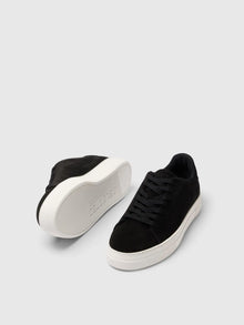  DAVID CHUNKY SUEDE TRAINER BLACK