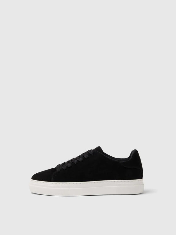 DAVID CHUNKY SUEDE TRAINER BLACK