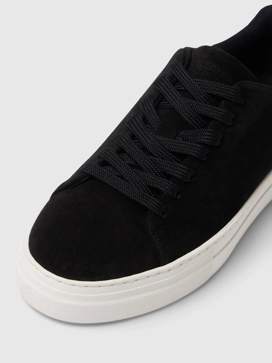 DAVID CHUNKY SUEDE TRAINER BLACK