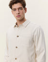 HERRINGBONE OVERSHIRT IVORY