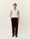 *AW26 KODY CORDUROY PANTS SLATE BROWN