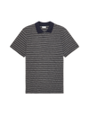KNITTED STRIPE SS POLO DARK BLUE NIGHT