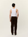 *AW26 KODY CORDUROY PANTS SLATE BROWN