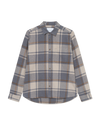 JEREMY FLANNEL CHECK SHIRT GREY (320)