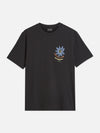 1985 FLOWER PRINT T-SHIRT BLACK