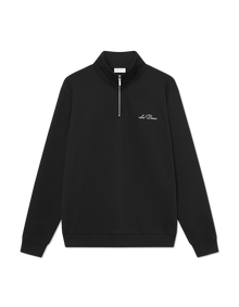  CREW 1/2 ZIP SWEATBLACK