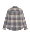 JEREMY FLANNEL CHECK SHIRT GREY (320)