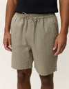 OTTO LINEN SHORTS LAUREL OAK