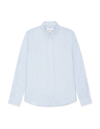 KONRAD STRIPE STRETCH OXFORD SHIRT LIGHT BLUE / WHITE