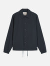 CRINKLED COACH JACKET NAVY