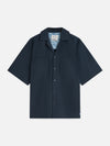 CRINKLED SHIRT NAVY