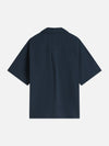 CRINKLED SHIRT NAVY