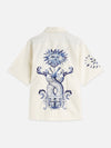 DELFTS BLAUW TEMPLE SHIRT EGGNOG