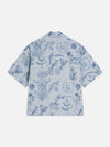 DELFTS BLAUW JAQUARD SHIRT TILES BLUE
