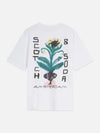 ABSTRACT PLANT T-SHIRT WHITE 101