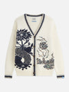 INTARSIA CARDIGAN SERPENT